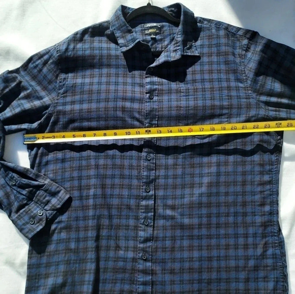 APT. 9 Mens Soft Touch Flannel Long Sleeve Shirt XL - Picture 9 of 11